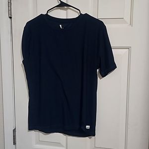 Vuori Navy Heather Strato Tech Tee Medium